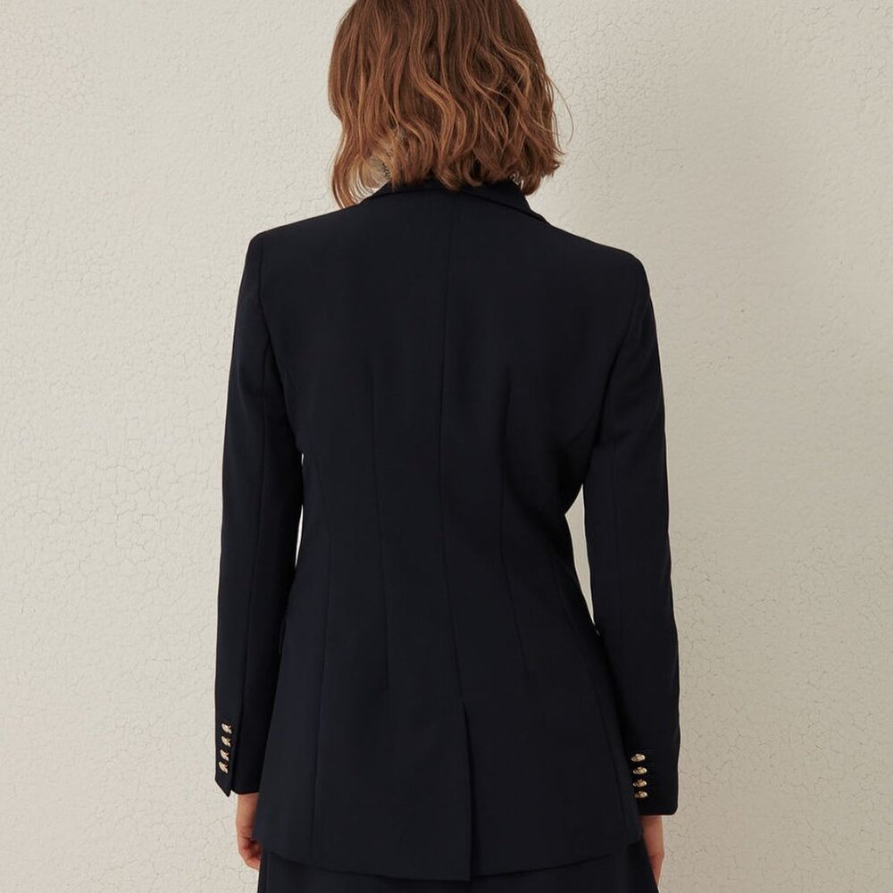MARELLA S TARANTO Navy Blazer - Picture 9 of 12